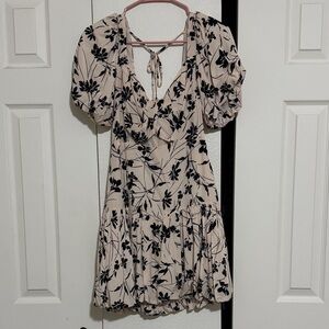 Floral Puff Sleeve Dress